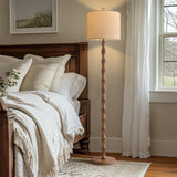 62" Rustic Floor Lamp, Retro Farmhouse Floor Lamp Rotary Switch, Resin Standing Lamp, Corner, Dining Room, Bedroom