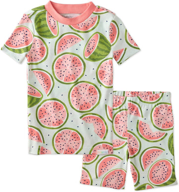 Shade Snug-fit Piece Short Sleeve PJs 100% Organic Cotton