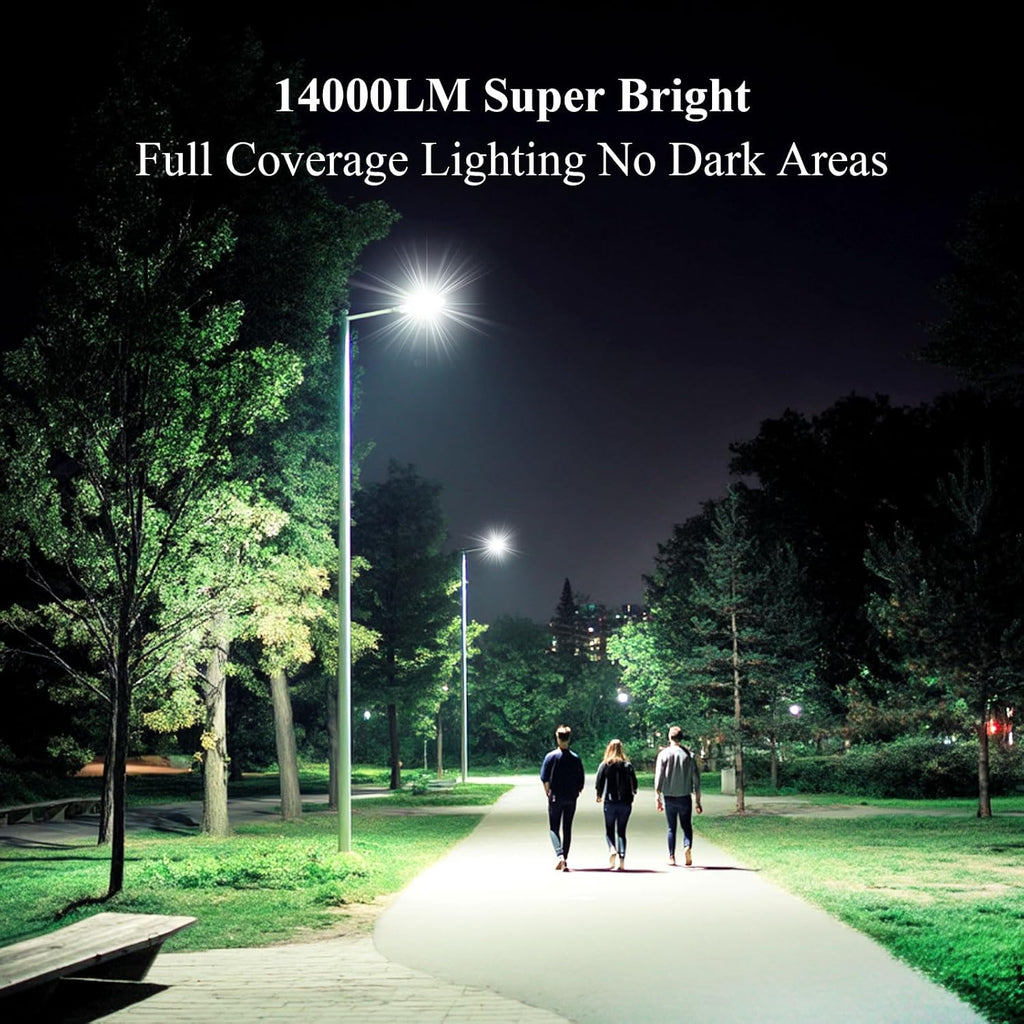 100W Dusk to Dawn Outdoor Light, Security Flood Lights | 14000LM, 6500K Daylight, IP67 Waterproof, Rugged Build &