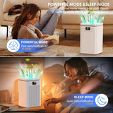 Dehumidifier,75 OZ Water Tank, Quiet Dehumidifiers for Home,Basement, Bedroom,Bathroom, RV,Closet with Auto Shut Off