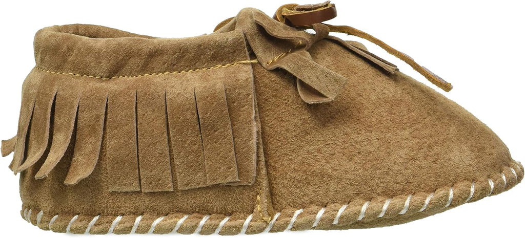 Kid's Baby Fringe Moc Shoe, Chestnut, M M US Infant