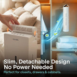 Dehumidifiers for Home, 91 Oz Quiet Dehumidifier for Bedroom, Bathroom, Basement with Removable Cylinder For Closet