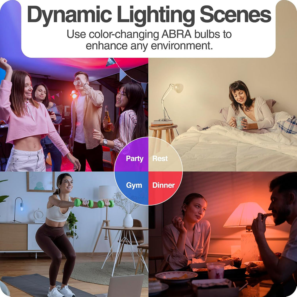BR30 Wi-Fi Smart Bulb, 750 Lumens - Voice Controlled RGB Color Changing LED, Compatible with Alexa & Google Home