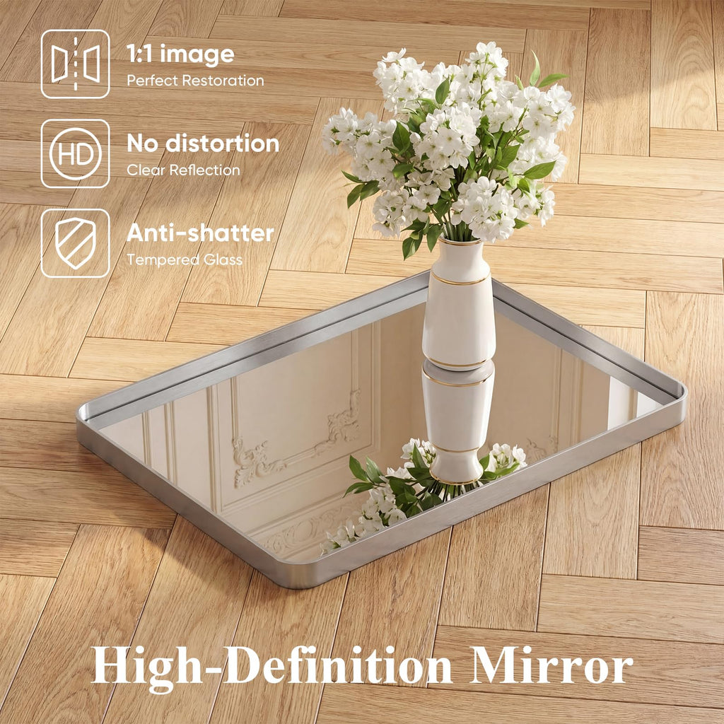Bathroom Mirror 48x30 Inch, Vanity Mirror for Wall
