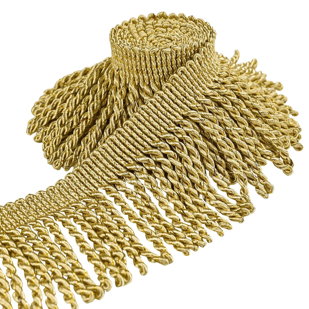 3 Inch Curtain Fringes Bullion Fringe Trim - 6 Yard