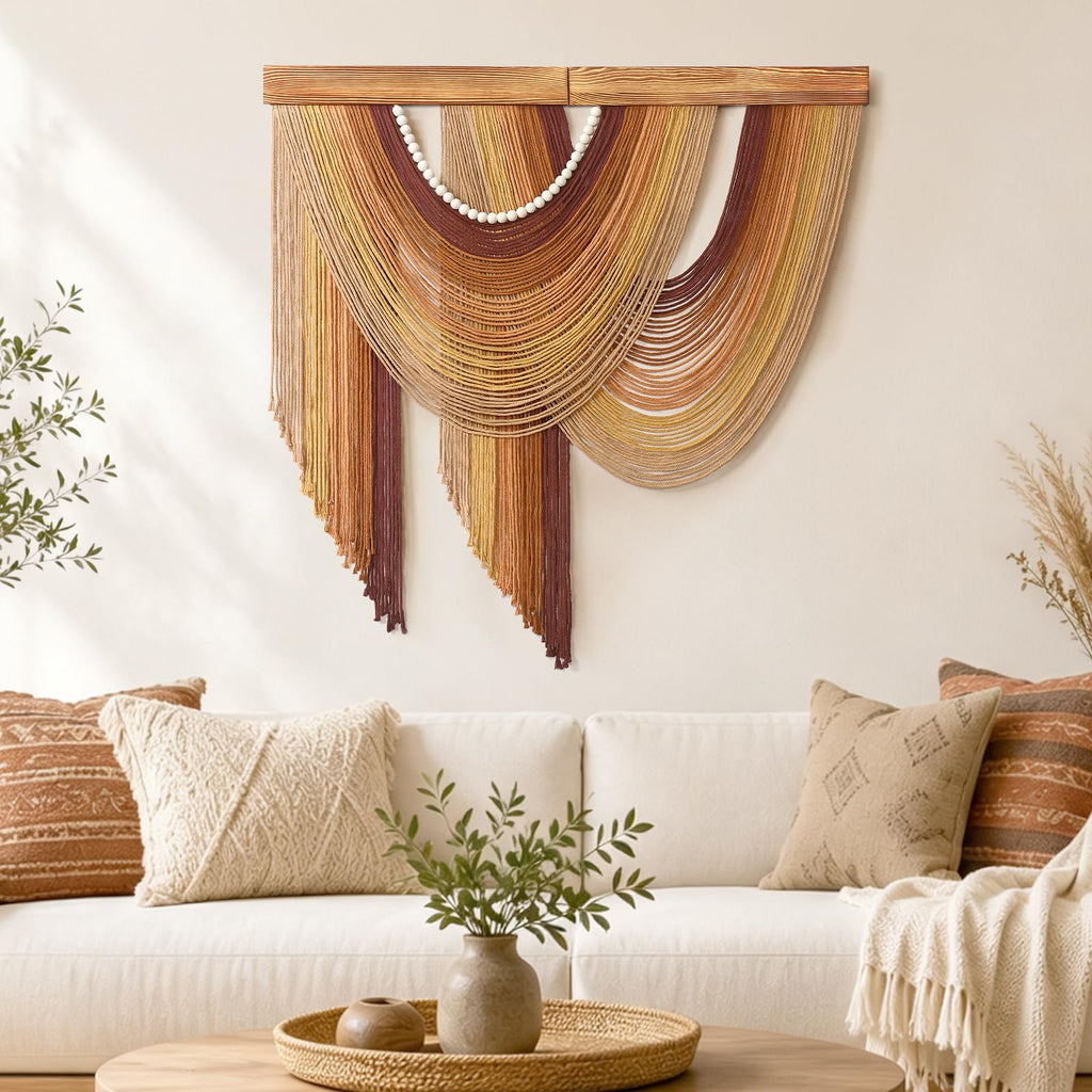 Large Macrame Wall Hanging Boho Tapestry Macrame Wall Art Decor