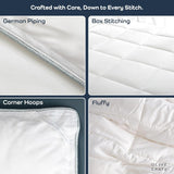 Cooling Down Alternative Comforter - Hypoallergenic Queen Duvet Insert Lightweight