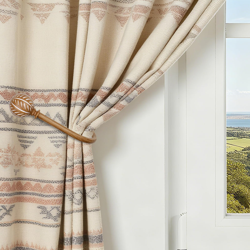 Wood Curtain Holdbacks 2pcs Big