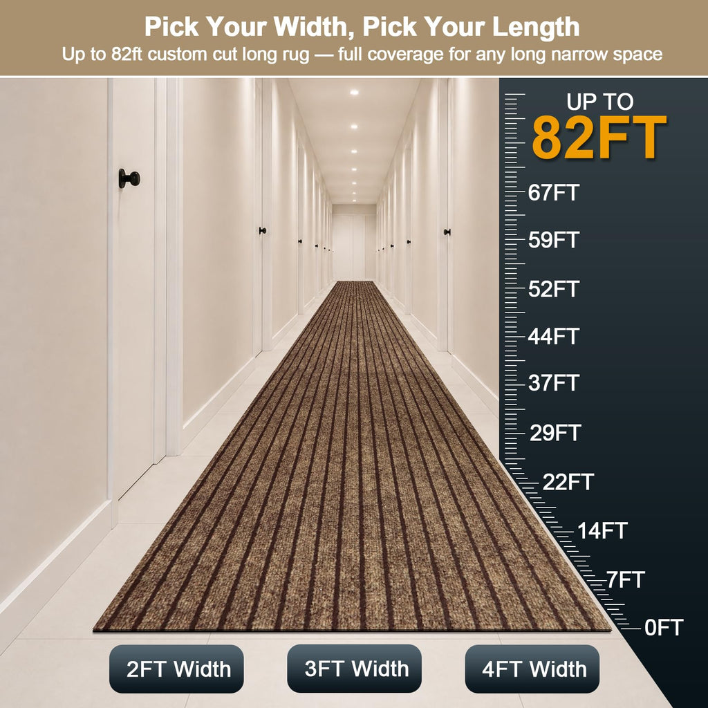 3 x 8 Ft Non Slip Entryway Runner Rug