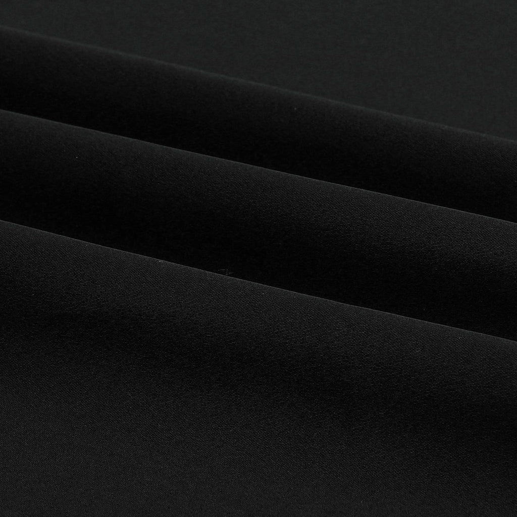 Black Blackout Curtain Panels/Drapes (60 Inch Wide by 120 Inch Length, 2 Panels) Solid Thermal Insulated Energy