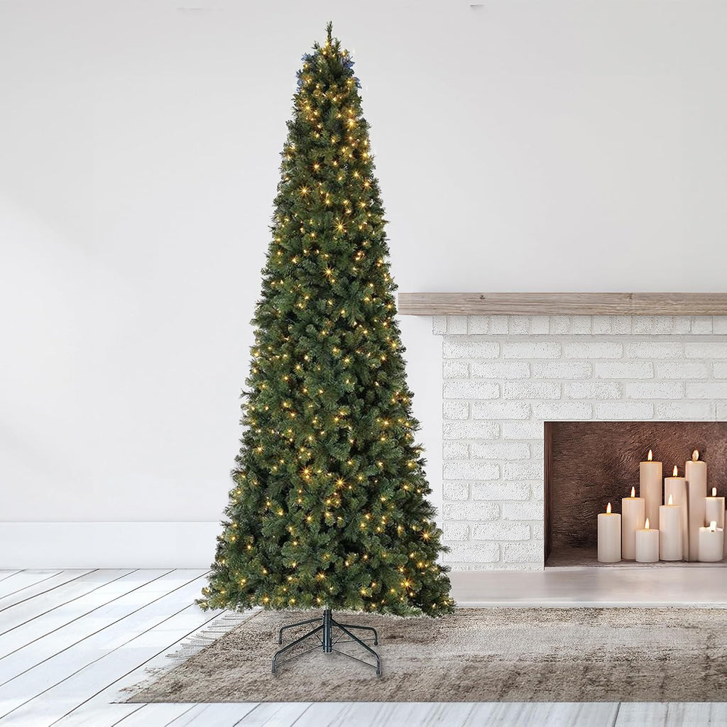 Cashmere 12ft Pre-Lit Christmas Tree, 800 Lights