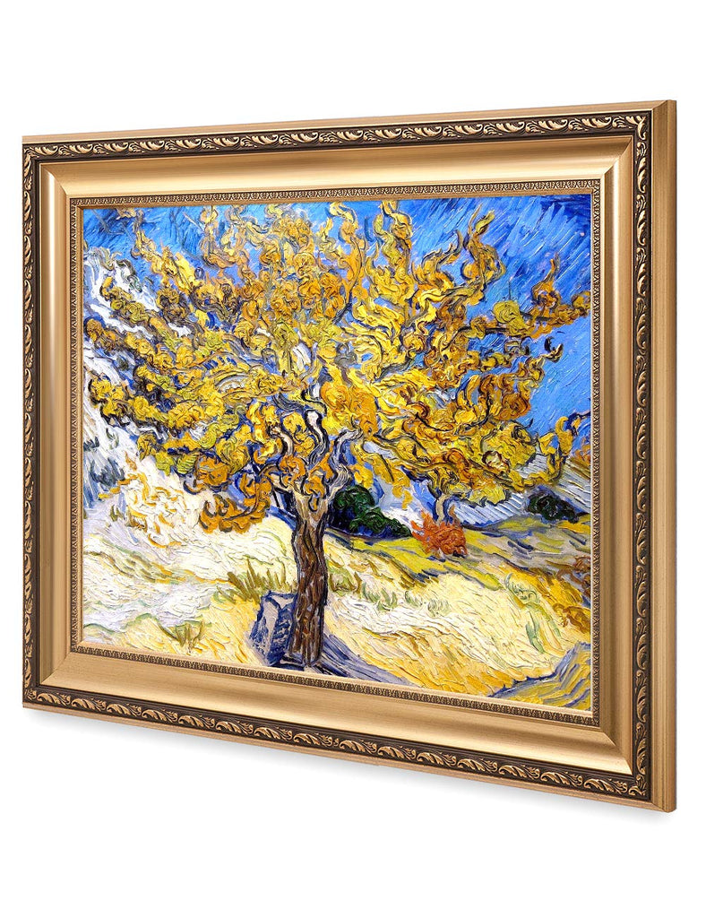 Vincent Van Gogh Wall Art Framed, The Mulberry Tree, 30x26''