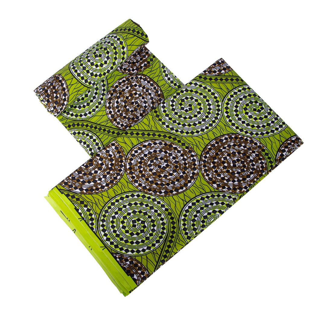 African Fabric 6Yards Polyester Ankara Print Fabric for Sewing DIY Craft Projects Party Dress