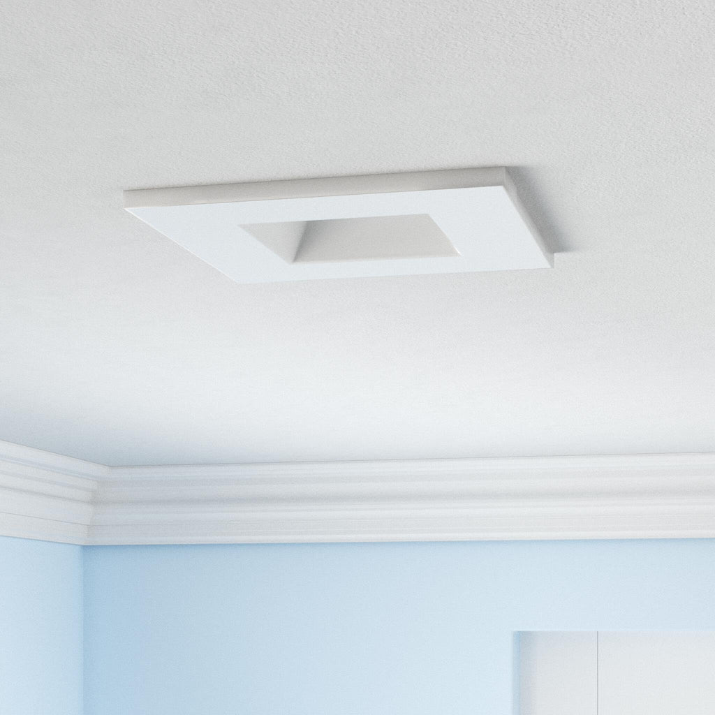 6 Inch Retrofit LED Square Recessed Lighting, CCT 2700-5000K, 4 Pack