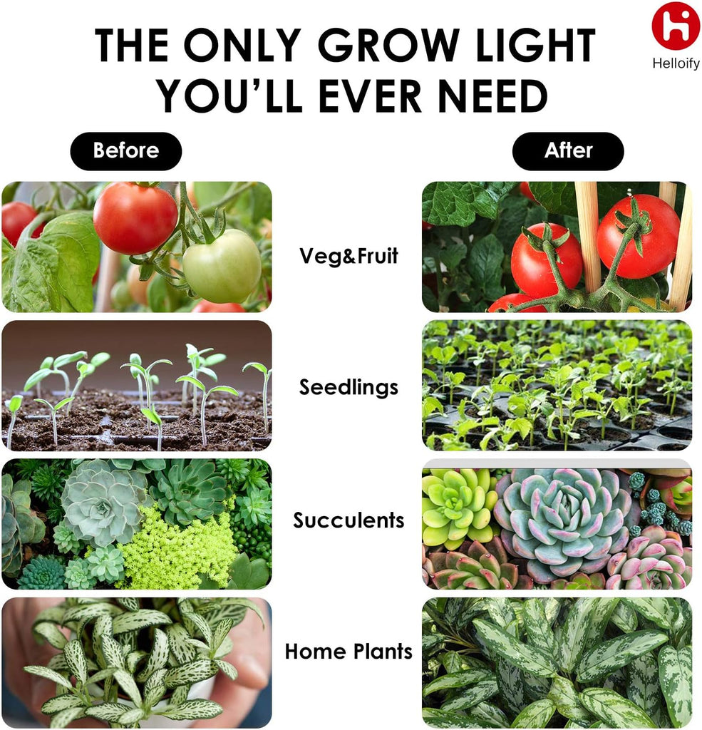 A19 LED Plant Grow Light Bulb, 9W, Equivalent 100W, DIY Horticulture & Indoor Gardening, Growing Light for Indoor