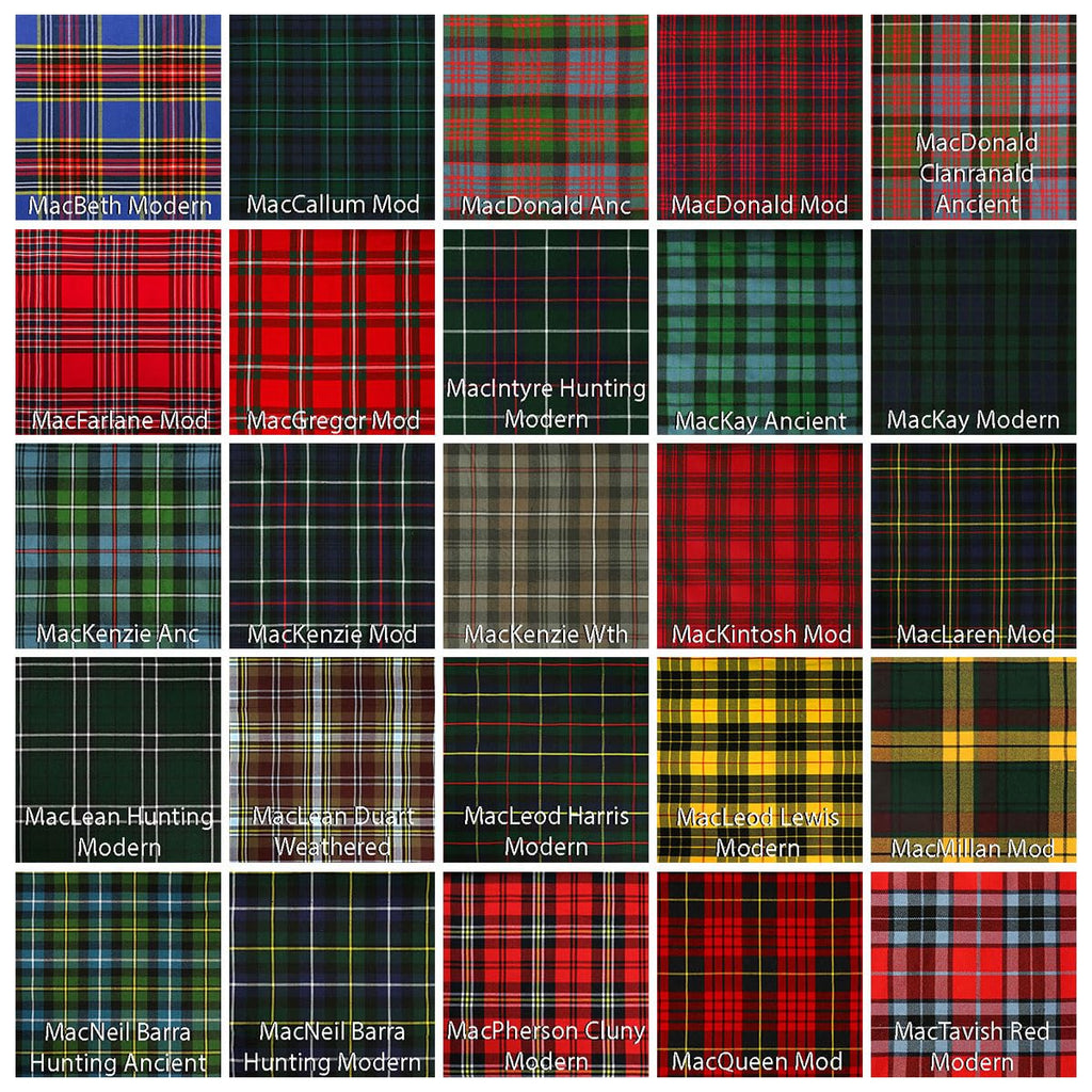 Homespun Wool Blend Plaid Tartan Fabric by The Yard (Mackenzie Weathered)