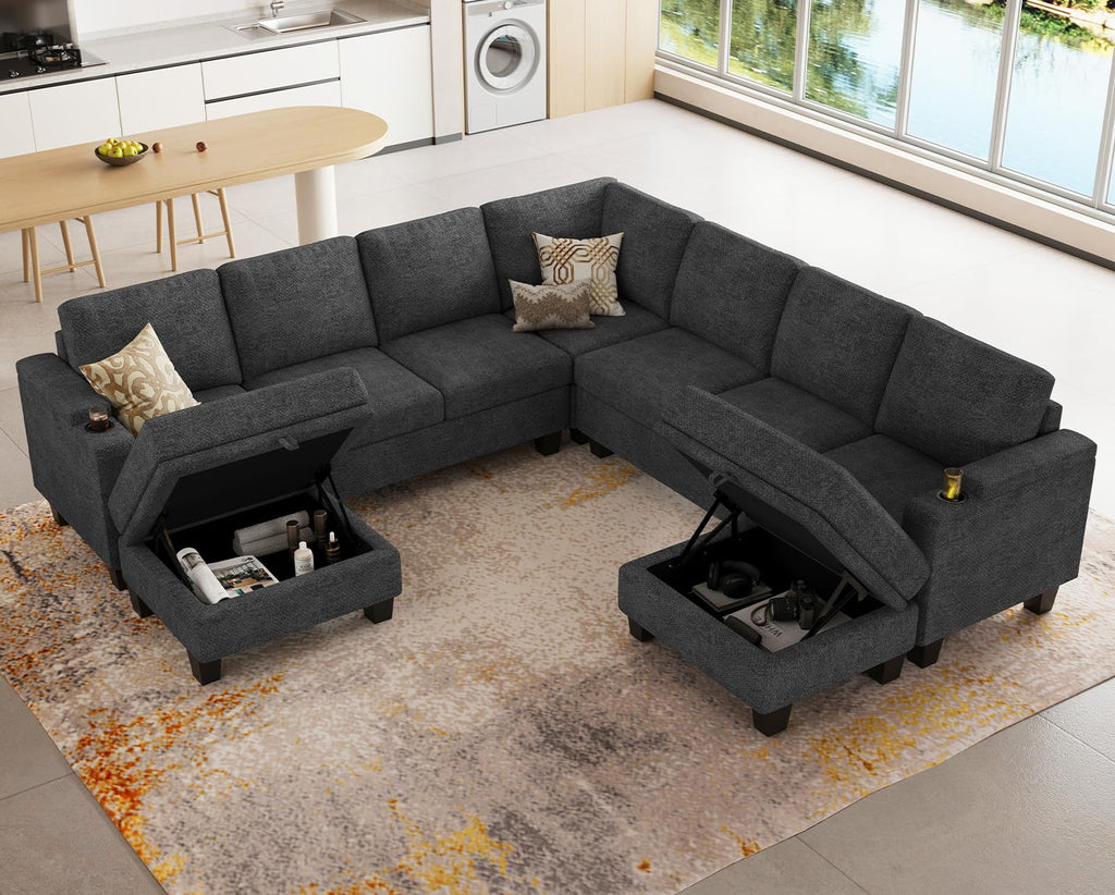 Chenille Modular Sectional Sofa | Casa Home Living