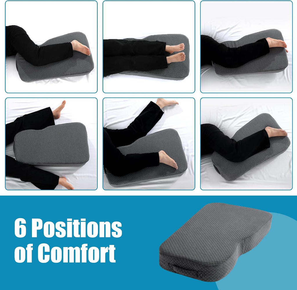 Memory Foam Knee Pillow for Side Sleepers, Leg Pillow for Knee, Separates The Knees for Body Alignment-Between Leg