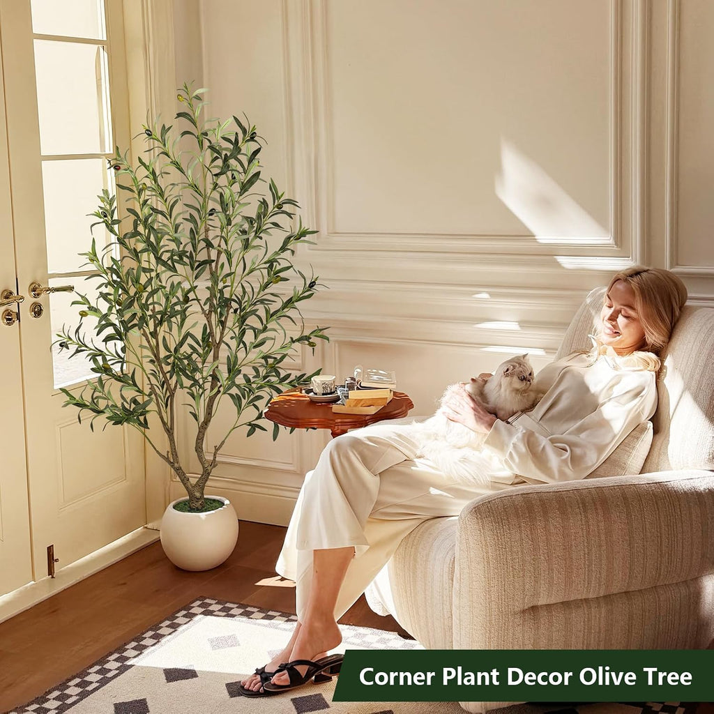 Olive Trees Artificial Indoor: 96% Lifelike - Can't Tell from 6ft