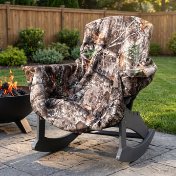 The Chair BlanketTM Reversible Waterproof with Polar Lining - Portable Outdoor Cover for Camping, Sports & Patio