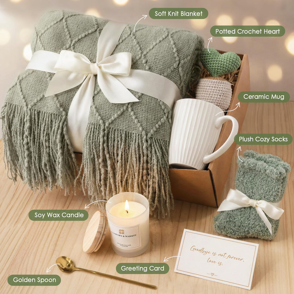 Sympathy Gift Baskets for Loss of Loved One Grief Care Package for Women