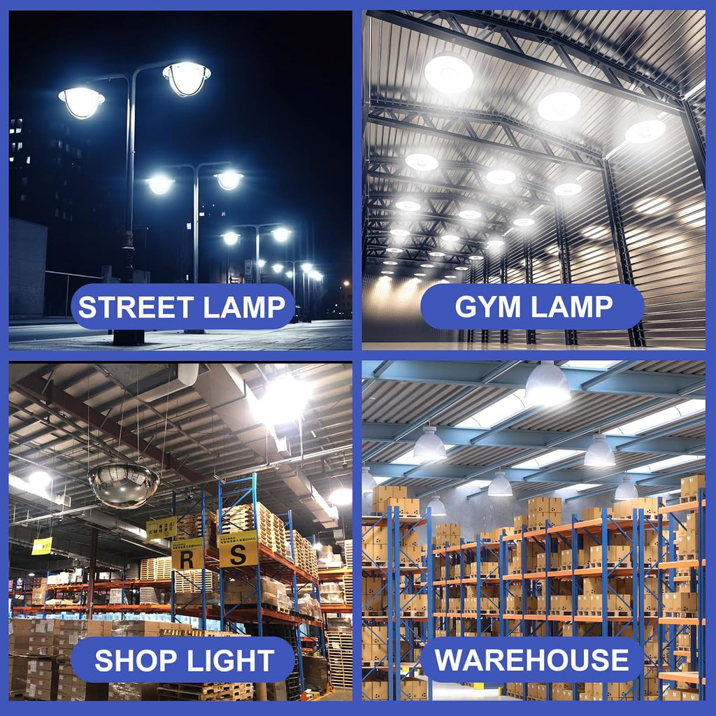 100W LED Corn Light Bulb 2 Pack, 10000 Lumen 5000K Daylight White E26/E39 Led Corn Bulb for Outdoor Indoor Garage