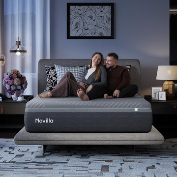 AiryFlow Queen Mattress 14 Inch, Gel Memory Foam Mattress Queen | for Cool Night & Spinal Alignment, Pressure Relief