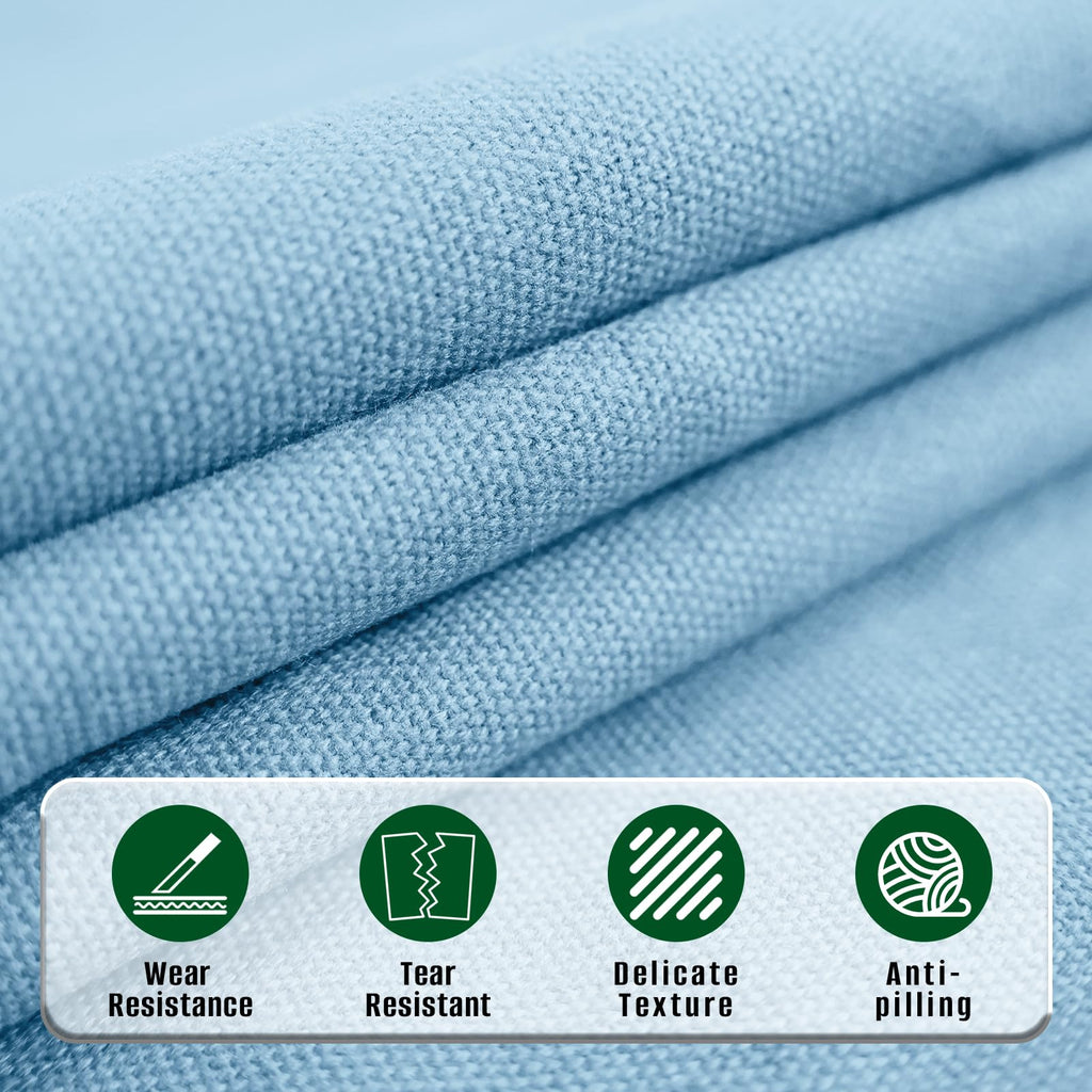 10oz Heavy Duty Cotton Canvas Fabric 60" x 80", Thick Cotton Duck Cloth for Painting, Sewing, Crafts, Tote Bags
