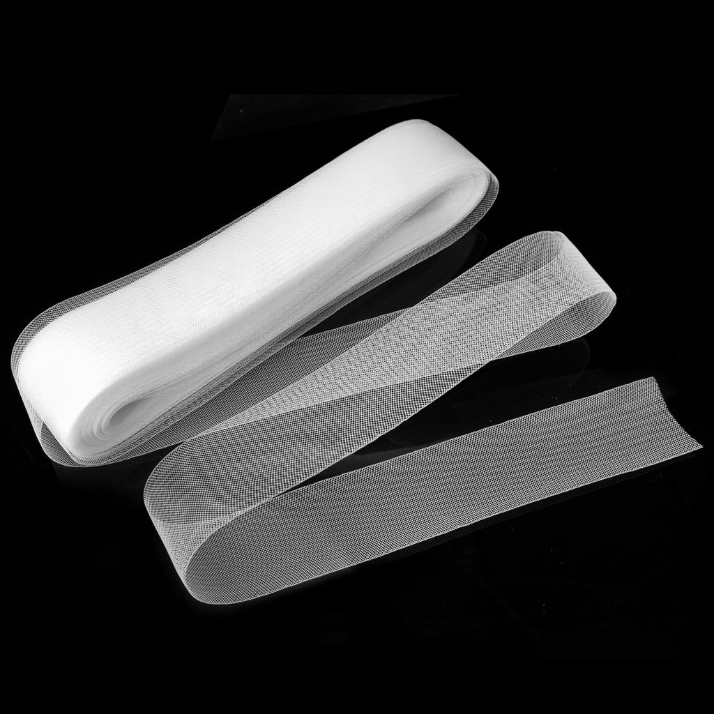 2 Inch Polyester Horsehair Braid Trim for Sewing White - 50 Yards