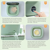 Portable Washing Machine, Mini Washer, 16L Upgraded with Spin Basket, Foldable Design Ideal for Apartment, Home and