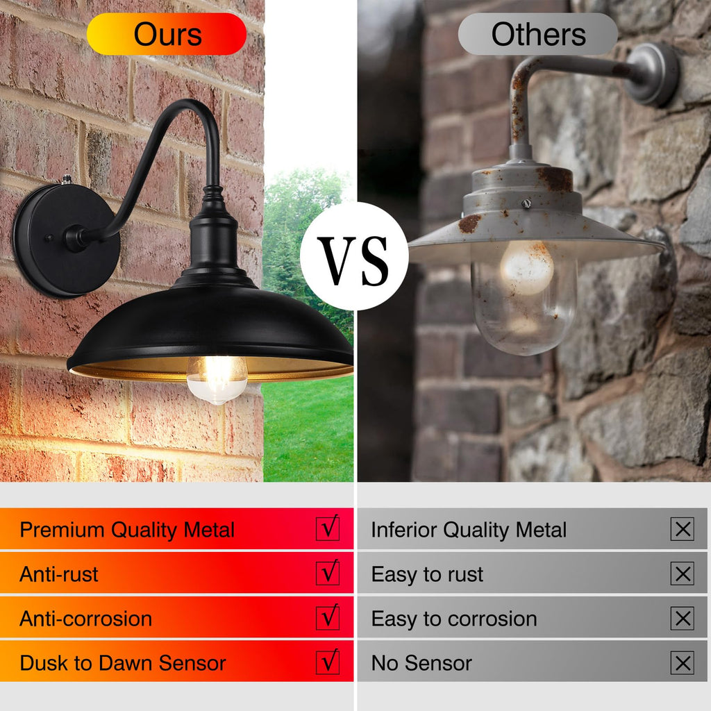 Dusk to Dawn Outdoor Barn Lights Outdoor Fixtures
