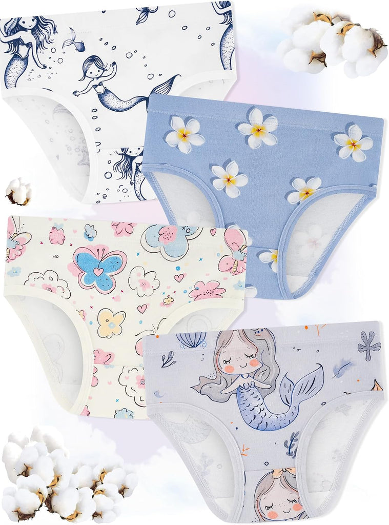 Underwear, Soft Cotton Tagless Breathable Panties, Pack, 18M