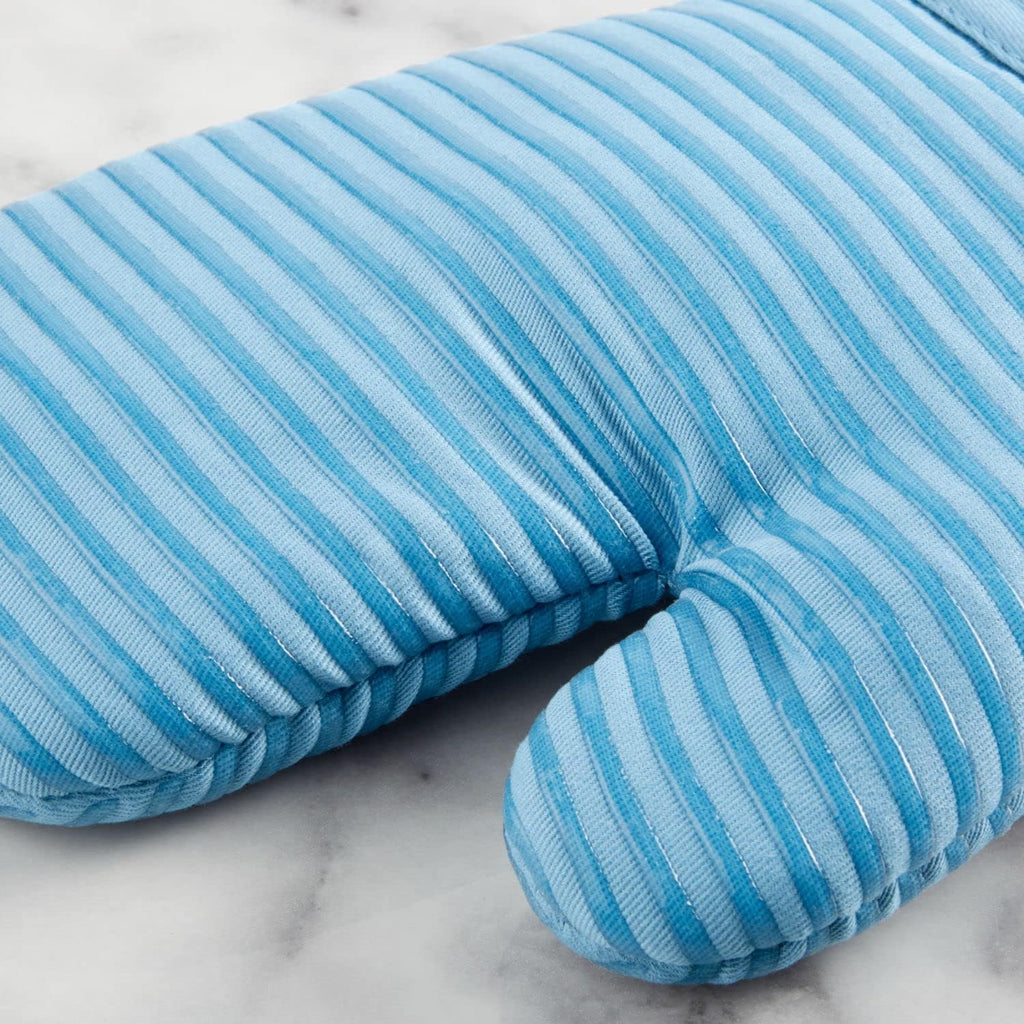 Quilted Cotton Terry Cloth Oven Mitt, Pot Holder, Kitchen Towel 4-Pack Set, Heat Resistant, Silicone Grip, Gift Set