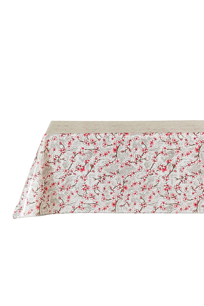 Oilcloth Table Cloth - Waterproof Wipeable Tablecloths - Non-Fading Table Cover with Better Than Flannel Backing