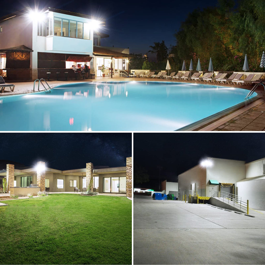 LED Security Light, Outdoor Flood Light Switch Controlled, IP65 Waterproof LED Exterior Floodlight
