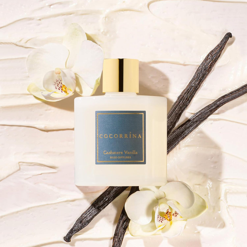 Reed Diffuser - Cashmere Vanilla 6.7 fl oz Reed Diffuser Bathroom Home Décor