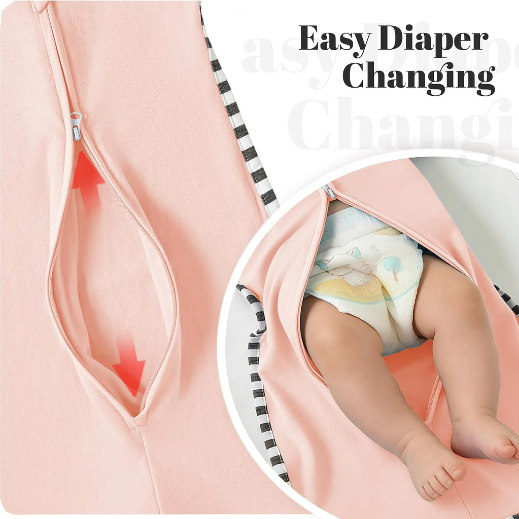 Soft Cotton Swaddle Blanket, Arms Up Baby Sleep Sack