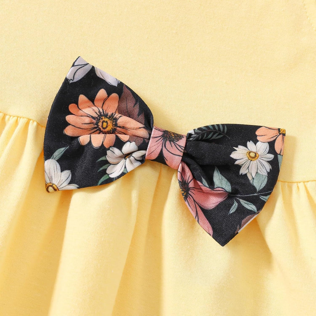Toddler Baby Girl Summer Clothes Ruffle Sleeveless Top Floral Shorts 2Pcs Outfits Set
