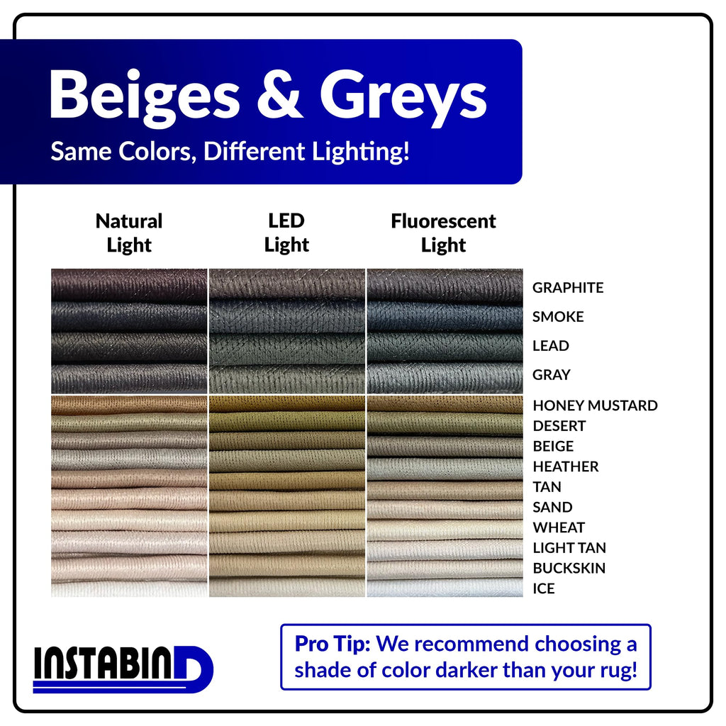 DIY Carpet Binding Tape - Regular Style Edge Trim - Beige, 54 LFT