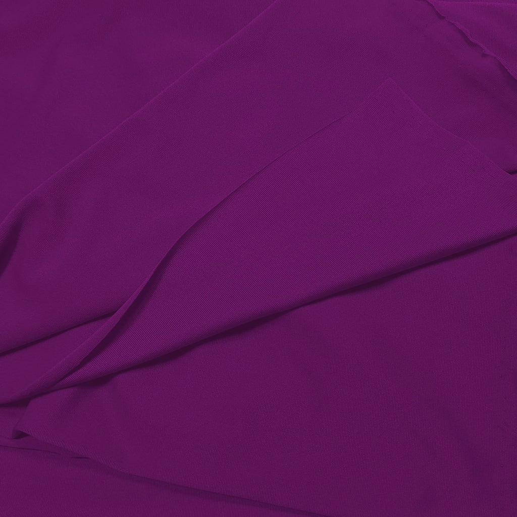 Moisture Wicking Single Jersey Knitted Fabric, Polyester and Spandex, Plum Purple, 60" Wide, for Clothing, Crafts