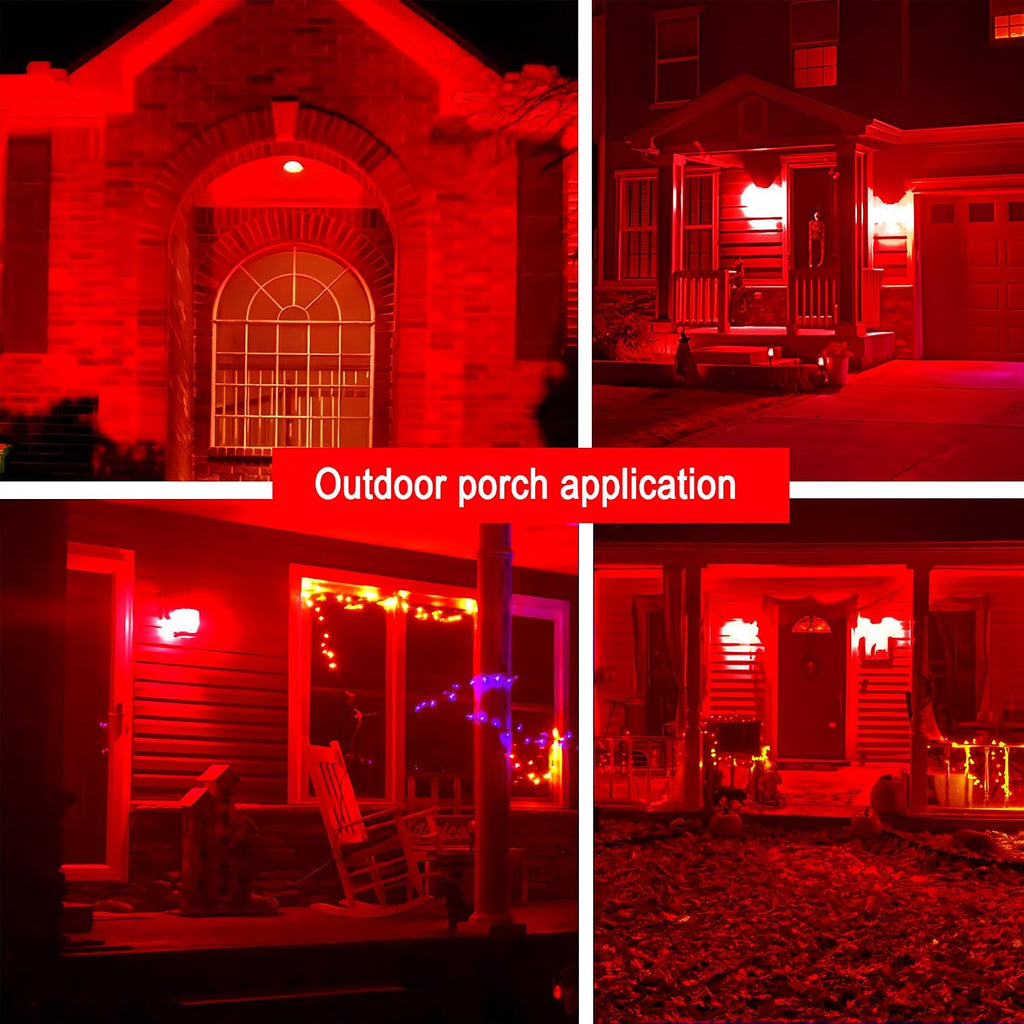 LED Red Color Light Bulb - A19 E26 Base, 9W (60W Equivalent)