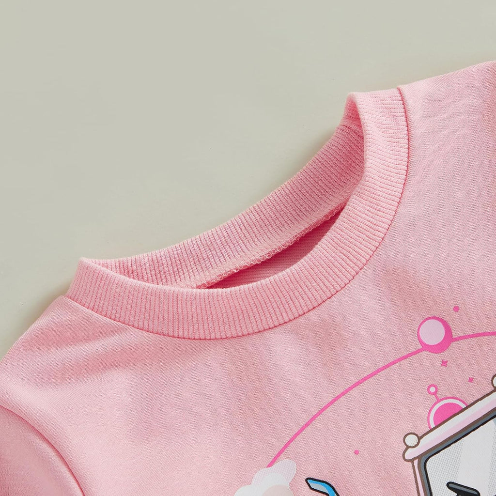 Toddler Baby Girl Clothes Farm Truck Fall Outfits Sweatshirt + Pants