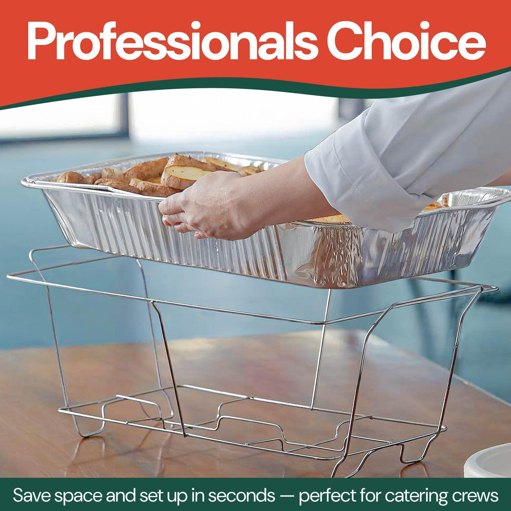 Chafing Wire Racks, Durable Steel Chafing Racks for Buffet - 12 Pack