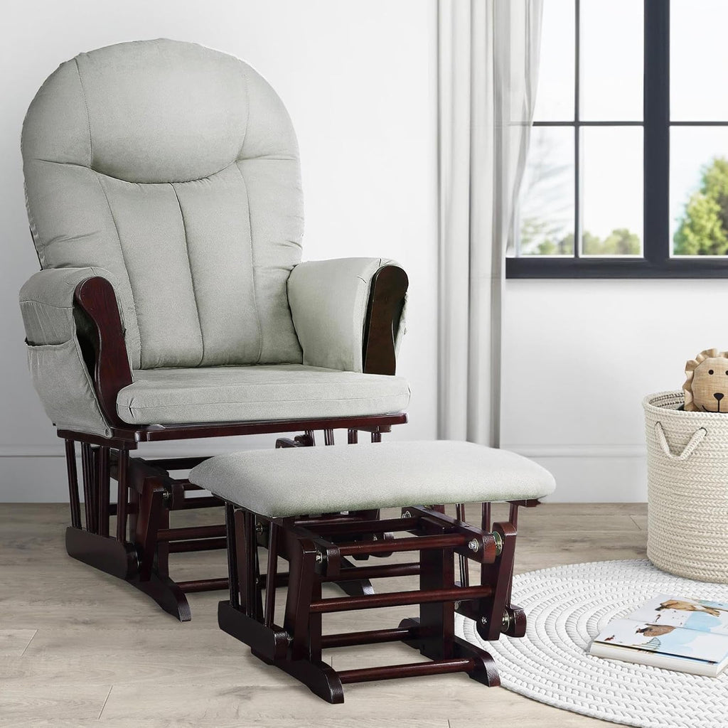 Nursery Glider & Ottoman, Espresso