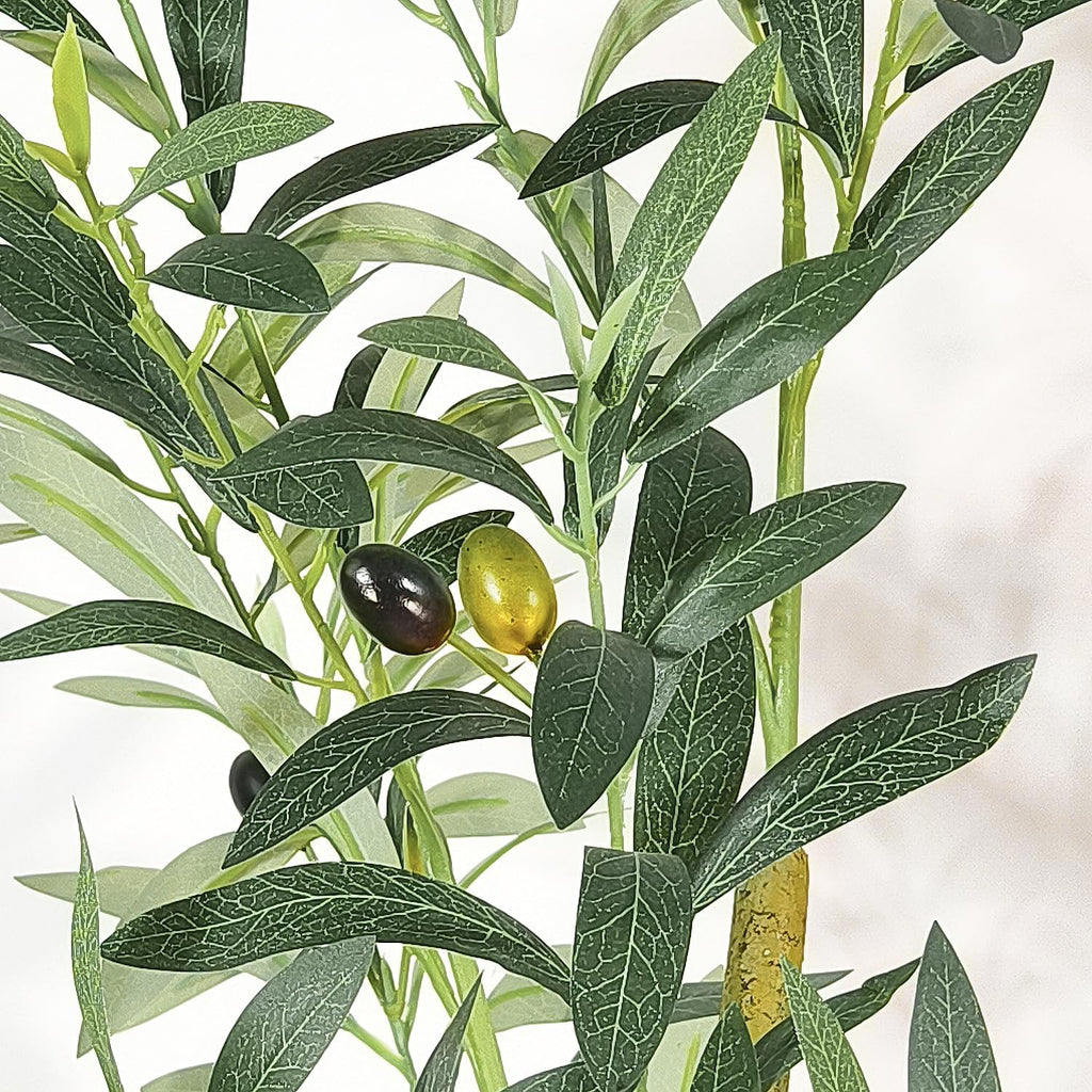 5FT Olive Trees Artificial Indoor - Realistic Artificial Olive Tree Indoor Large Full Fake Plants with Lifelike