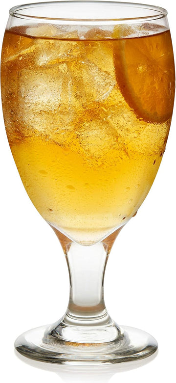 Classic Goblet Beverage Glasses, Set of 4