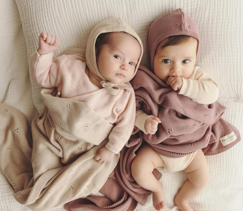Baby Gift Set - Organic Cotton Newborn Blanket Essentials, Thoughtful Baby Shower & New Baby Gift for Boys & Girls