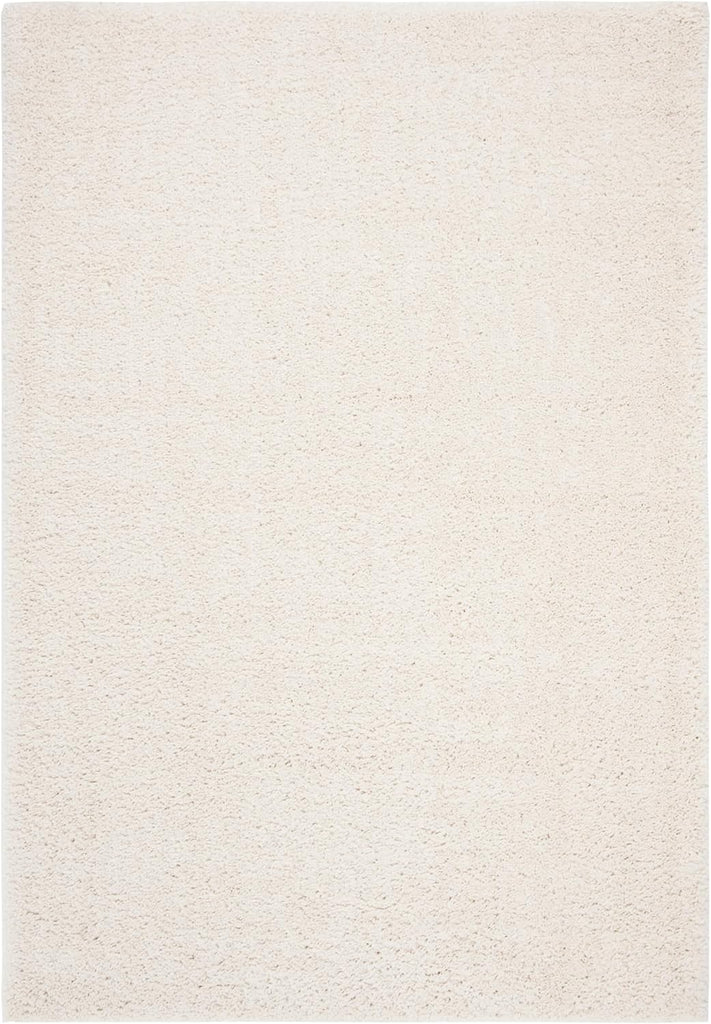 August Shag X-Large Area Rug - 12' x 15', Ivory, Solid Design, Non-Shedding & Easy Care, 1.2-inch Thick