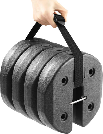 40LBS Easy Canopy Weights with Lock Design No Sliding, 4 Pack