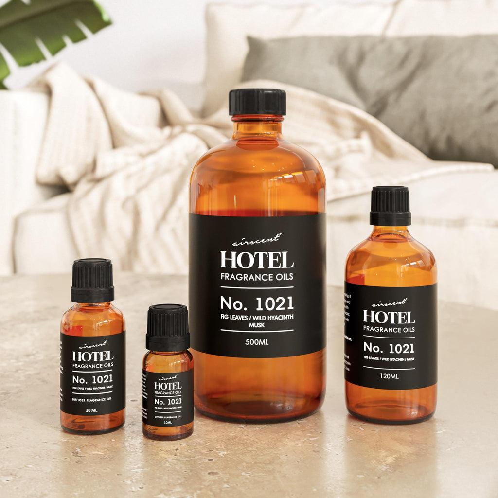AirScent Hotel Diffuser Oil No. 1021 - Fig Hyacinth Sandalwood - 120 mL